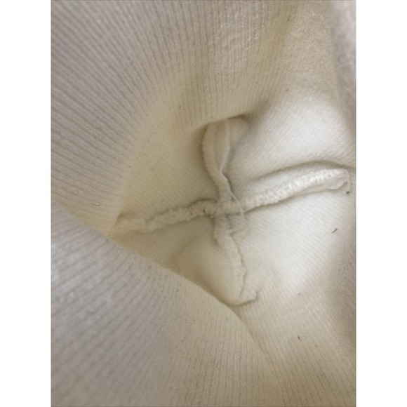 VTG 80s Nike Beanie Large Swoosh Spell Out White Color Winter Hat Embroidered - Picture 5 of 5